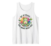 Funny Frog Meditation Quote - Mindful Eating Diet Humor Tank Top
