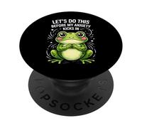 Funny Frog Meme Let's Do This Before My Anxiety Kicks In PopSockets Adhesive PopGrip