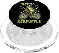 Funny Frog Meme Off to Cause Kerfuffle Wizard Whimsical Toad PopSockets PopGrip for MagSafe