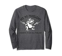 Funny Frog Meme Toad Humor Me No Problemo Narrator Problemo Long Sleeve T-Shirt