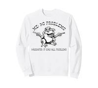 Funny Frog Meme Toad Humor Me No Problemo Narrator Problemo Sweatshirt