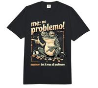 Funny Frog No Problemo Sarcastic Meme Design Comfort Colors Adult Heavyweight T-Shirt
