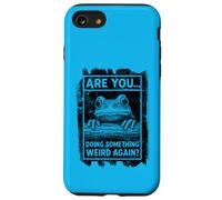 Funny Frog Peeking Over Log Doing Something Weird Again Case for iPhone SE (2020) / 7/8