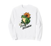 Funny Frog Pun Un-frog-ettable Cute Frog Lover Sweatshirt