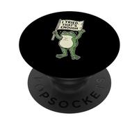 Funny Frog Quitting Meme Sarcastic I Tried That's Enough PopSockets Adhesive PopGrip
