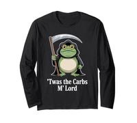Funny Frog Reaper Meme ’TWAS The Carbs M Lord Long Sleeve T-Shirt