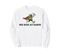 Funny Frog Runner Early Morning Exercise Sweatshirt