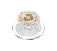 Funny Frog Sarcasm Floral Sorry For What My Face Said PopSockets PopGrip for MagSafe