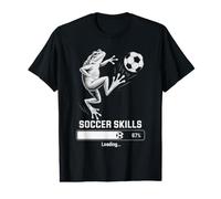 Funny Frog Soccer Skills Loading Kick Off Club Game On Coach Value Graphic T-Shirt