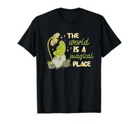 Funny Frog the World is a Magical Place Value Graphic T-Shirt, Men, Black, XL