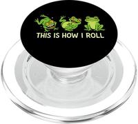 Funny Frog This Is How I Roll Animal Lover Boys Girls Kids PopSockets PopGrip for MagSafe