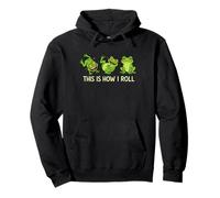 Funny Frog This Is How I Roll Animal Lover Boys Girls Kids Pullover Hoodie