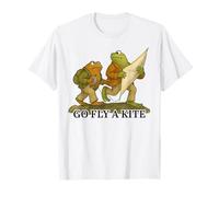 Funny Frog Toad Go Fly A Kite Graphic Men Women Kids T-Shirt