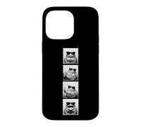 Funny frog toad Photo Booth Retro Black White Sunglasses Pet Case for iPhone 14 Pro Max
