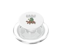 Funny Frog Turtle On My Way To Professional Development PopSockets PopGrip for MagSafe