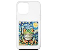 Funny Frog Van Gogh Style Starry Night Case for iPhone 12 Pro Max