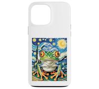 Funny Frog Van Gogh Style Starry Night Case for iPhone 13 Pro Max