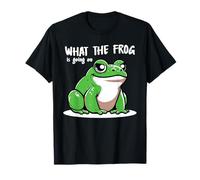 Funny Frog What The Frog Is Going ON T-Shirt
