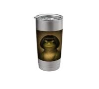 Funny Frog with A Bob Toad Retro Vintage Meme Stainless Steel Insulated Tumbler