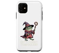 Funny Frog Wizard Off to Commit Tomfoolery Frog Meme Fantasy Case for iPhone 11