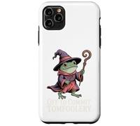 Funny Frog Wizard Off to Commit Tomfoolery Frog Meme Fantasy Case for iPhone 11 Pro Max