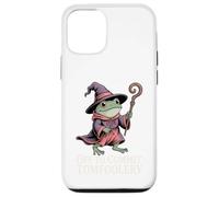 Funny Frog Wizard Off to Commit Tomfoolery Frog Meme Fantasy Case for iPhone 12/12 Pro