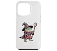 Funny Frog Wizard Off to Commit Tomfoolery Frog Meme Fantasy Case for iPhone 13 Pro