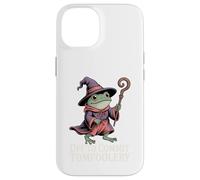 Funny Frog Wizard Off to Commit Tomfoolery Frog Meme Fantasy Case for iPhone 14