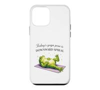 Funny Frog Yoga Downward Spiral Pose Humor Case for iPhone 12 mini