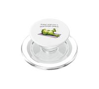 Funny Frog Yoga Downward Spiral Pose Humor PopSockets PopGrip for MagSafe