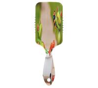 Funny Frogs Cushion Comb, Detangling Brush, Hairbrush Healthy, Hair Combs Women Accessories