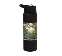 Funny Frogs Friends in High Places Stainless Steel Insulated Water Bottle