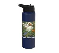 Funny Frogs Friends in High Places Stainless Steel Insulated Water Bottle
