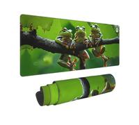 Funny Frogs Gaming Mousepad Large Waterproof Non-Slip Desk Mat for Home Office Work Computer, Keyboard Pad Work from Home Essentials - 80x30cm