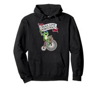 FUNNY FROGS LOVE DEMOCRACY Pullover Hoodie
