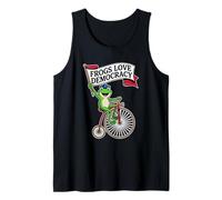 Funny Frogs Love Democracy Tank Top