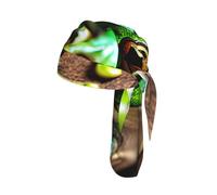 Funny Frogs Print Cycling Cap Quick-Drying Lightweight Breathable Fashion Accessory Workout Headband