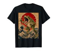 Funny Frogzilla Japanese Art Vintage Frog Lover Value Graphic T-Shirt