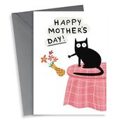 Funny From the Naughty Cat Mother's Day Card