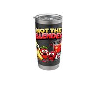 Funny Fruit Blender Cartoon Smoothie Humor and Meme Stainless Steel Insulated Tumbler