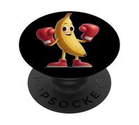 Funny Fruit Boxing for Bananas and Sports Lovers PopSockets Adhesive PopGrip