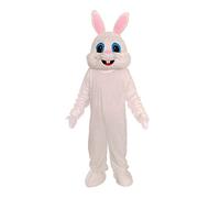 Funny Funny Easter Bunny Mascot Costume Hare Rabbit Costume Performance Cosplay Party Fancy Dress Adult