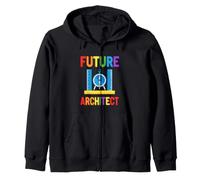 Funny Future Architect Saying For Aspiring Zip Hoodie