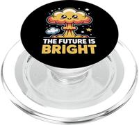 Funny Future Is Bright Sarcastic Kawaii Mushroom Cloud PopSockets PopGrip for MagSafe