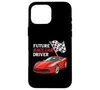 Funny Future Race Car Driver Vehicle Car Lover Case for iPhone 16 Pro Max