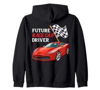 Funny Future Race Car Driver Vehicle Car Lover Zip Hoodie