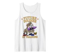 Funny Future Soldier in Training Father Son Hero Eat Crayons Tank Top