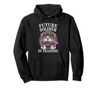Funny FUTURE SOLDIER IN TRAINING Kids I Eat Crayons Child Pullover Hoodie