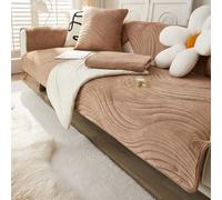 Funny Fuzzy Sofa Cover Non-Slip Couch Protector for 1/2/3 Seater Eco-Friendly Washable Furniture Slipcover for Dogs & Cats L-Shape Sofa Housse