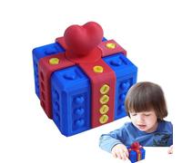 Funny Gag Box - PP 6.5x6.5x7.1cm | Printed Gag Boxes With Screws | Hilarious Card Box | Novelty Puzzle Joke For Funny Birthday Party Gift